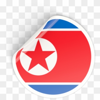 Illustration Of Flag Of North Korea - North Korea Flag Icon, HD Png Download