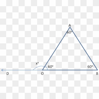 Find The Measure Of Each Exterior Angle Of An Equilateral - Triangle, HD Png Download