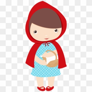 Red Riding Hood Clipart Baby - Little Red Riding Clipart Png, Transparent Png