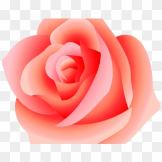 Pink Rose Clipart Png Format - Pink Transparent Background Rose Flower Png, Png Download