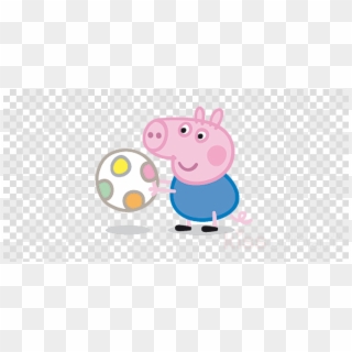 Peppa Pig George Clipart George Pig Mummy Pig - Transparent Curly Hair Png, Png Download