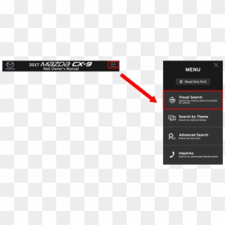 Visual Search - Mazda, HD Png Download