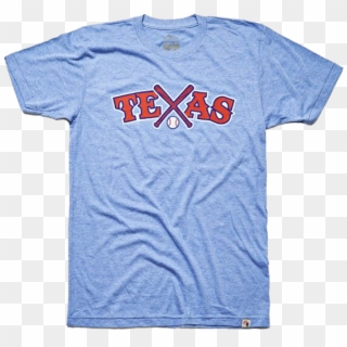 Local Revere Texas Rangers Texas Baseball Never Ever - Active Shirt, HD Png Download