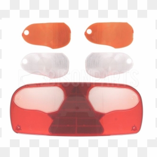 Trailer Ecopoint Rear Lamp Lens Rh/lh With Triangle - Oval, HD Png Download