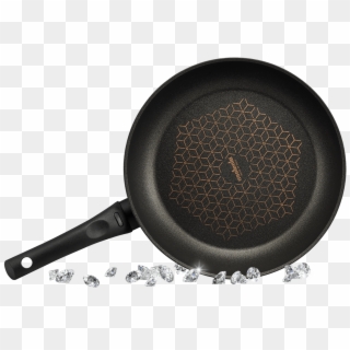 A Unique Fusion Of Diamond-hard Nonstick Durability - Frying Pan, HD Png Download