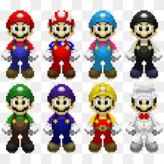 Mario Clipart Super Smash Bro - Super Smash Bros Ultimate Mario Costumes, HD Png Download