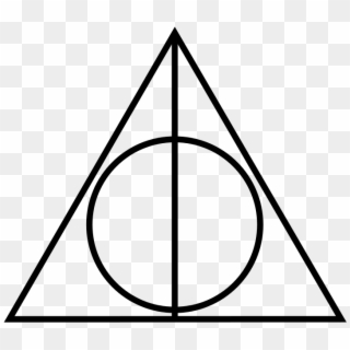 File - Deathlyhallows - Svg - Panic At The Disco Triangle, HD Png Download
