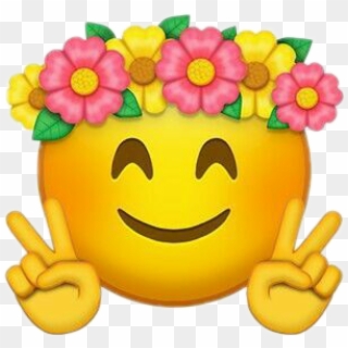 #smile #blush #peace #emoji - Mejores Emojis, HD Png Download