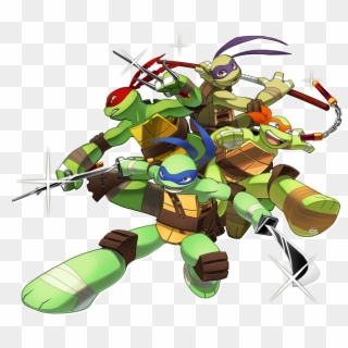 Go To Image - Tmnt Poses, HD Png Download
