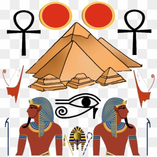 Egyptian Clipart Pharaoh Head - Coat Of Arms Of The Pharaohs, HD Png Download