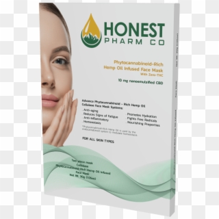 Cbd Cellulose Face Mask - Brochure, HD Png Download