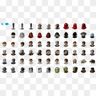 Lego Star Wars The Force Awakens Logo Png - Lego Star Wars Character Icons, Transparent Png