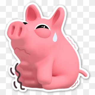 Rosa Is Hungry - Rosa The Pig Sticker, HD Png Download