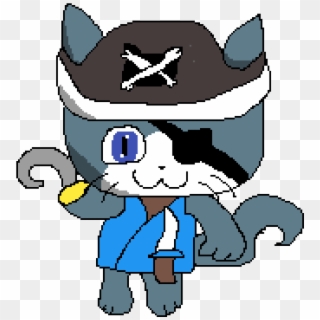 Pirate Cat - Cartoon, HD Png Download