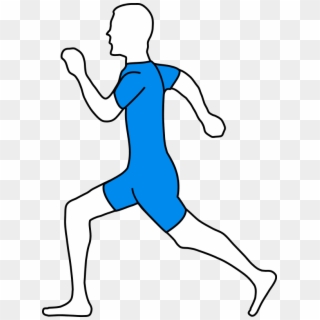 Athlete Vector Human Running - Draw A Running Man, HD Png Download