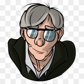 Old Man Bookman - Cartoon, HD Png Download
