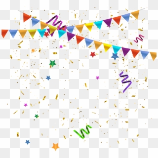 Celebration Background With Confetti Png Image Free - Celebration Background Png, Transparent Png