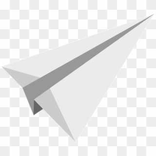 Paper Plane White Png, Transparent Png