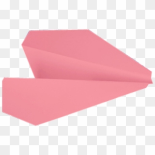 #plane #uçak #sky #paper #paperplane #pink #aesthetic - Construction Paper, HD Png Download