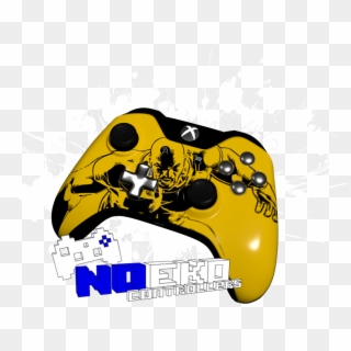 Noeko Arcades Custom Luke Cage Xbox One Controller - Game Controller, HD Png Download