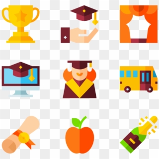 Train Icons Free Vector Graduation Ⓒ, HD Png Download