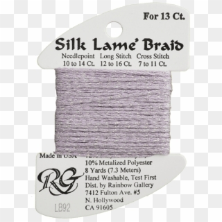 Needlepoint Silk Lame Braid Thread Lb-92 - Thread, HD Png Download