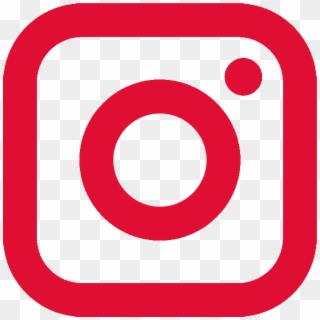 Facebook Logo Twitter Logo Instagram Logo Youtube Logo - Logo Instagram Rojo Png, Transparent Png