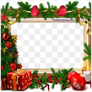 Free Christmas Photo Frames And Borders Png - Wishes Advance Happy New Year, Transparent Png
