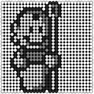 Mario Statue Perler Bead Pattern / Bead Sprite - Seahawks Perler Bead Patterns, HD Png Download