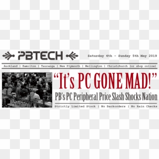 It's Pc Gone Mad - Newsprint, HD Png Download