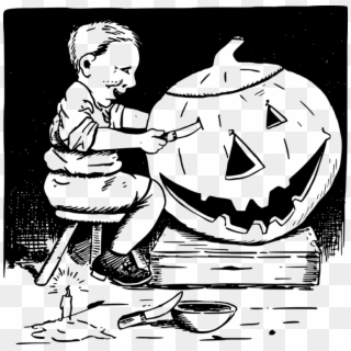 The Pumpkin Carving Book Jack O' Lantern - Making A Jack O Lantern Clipart, HD Png Download