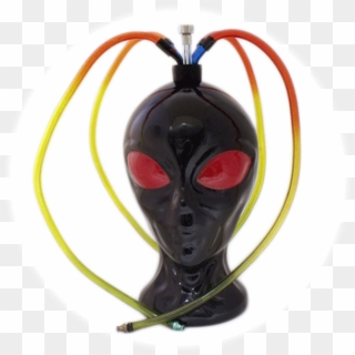 Transparent Bong Alien Head - Mask, HD Png Download