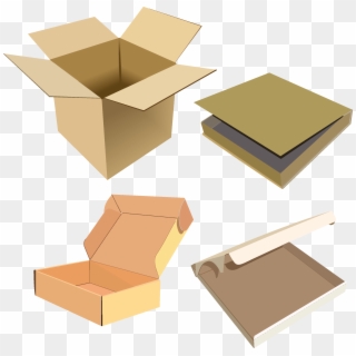 Cardboard Boxes 01 Png - Free Vector Box, Transparent Png