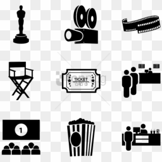 Free Png Cinema 39 Icons - Cinema Icon Png, Transparent Png