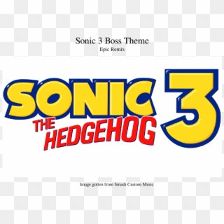 Sonic 3 Boss Theme Sheet Music 1 Of 7 Pages - Sonic The Hedgehog 3 Title, HD Png Download
