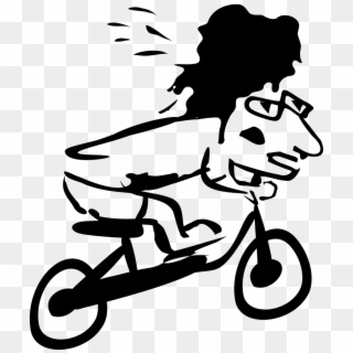 Biker Cycling Cyclist Man Png Image - Clip Art Biker Boy, Transparent Png