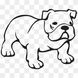 Bulldog Outline Clipart - White And Black Bulldogs, HD Png Download