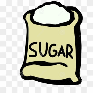 Azucar Clipart Sugar Cartoon - Bag Of Sugar Clipart, HD Png Download