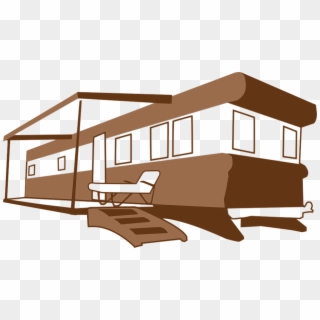 Rv Recreational Free Vector Graphic On Pixabay - Mobile Home Clip Art, HD Png Download