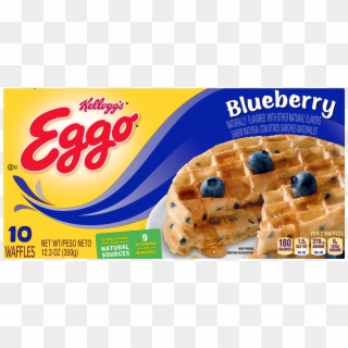 Kellogg's Eggo Blueberry Waffles, HD Png Download