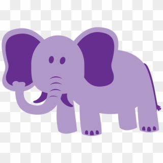 Free Png Download Colorful Animals Png Images Background - Elephant Purple, Transparent Png
