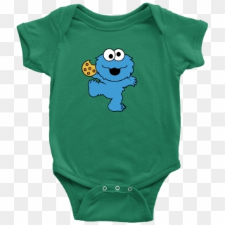 Cookie Monster - Baby Rap Clothes, HD Png Download