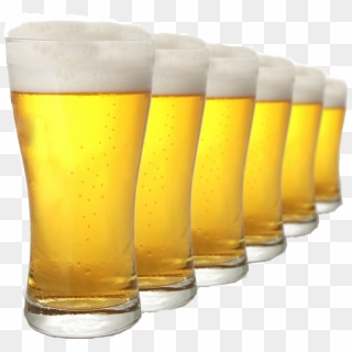 Beer Png Image - Four Pints Of Lager, Transparent Png