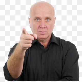 Man Pointing Finger Png Free Download - Person Pointing You Png, Transparent Png