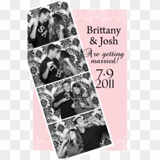 >save The Date Postcards, Photo Booth Style - Booth Save The Dates, HD Png Download