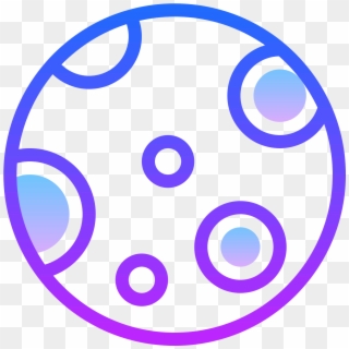 Full Moon Icon - Circle, HD Png Download