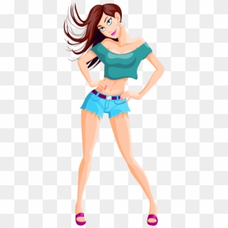 Download Sexy Girl Vector Png Image - Sexy Girl Clipart, Transparent Png