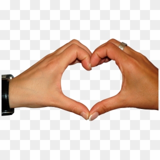Heart With Fingers Png Image - Heart, Transparent Png