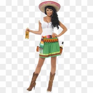 Mexican Girl Costume, HD Png Download