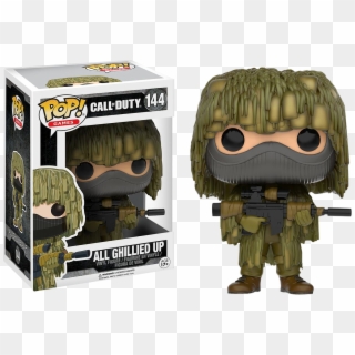 All Ghillied Up Pop Vinyl Figure - Pop Figures Call Of Duty, HD Png Download